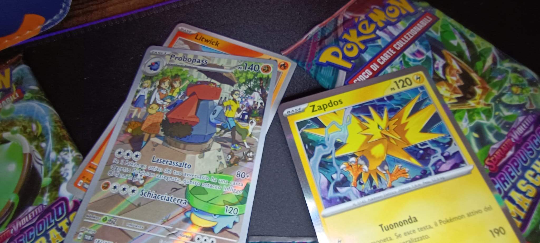 pokemon scarlatto POKEMON SCARLATTO E VIOLETTO - CREPUSCOLO MASCHERATO FOTO UNBOXING